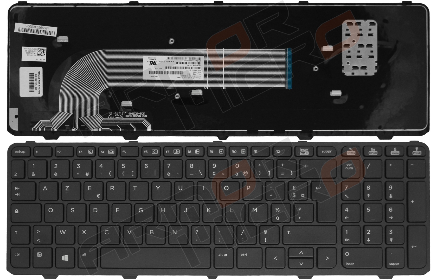 Clavier Hp Probook Cadre Inclus Fran Ais Azerty