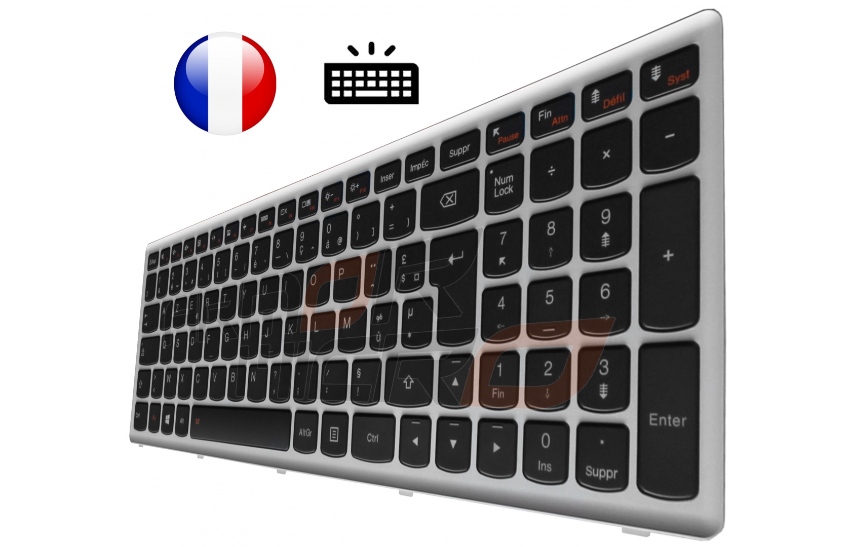 Clavier Lenovo Ideapad P Z Z A Z G R Tro Clair Fran Ais