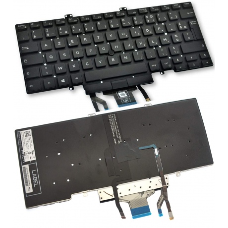 Gintai Tastiera Francese AZERTY Retroilluminata Per Dell Latitude (7400, 7410, 5400, 5401, 5410, 5411, 3400)