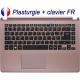 /!\Clavier FR + Plasturgie rose pour ACER Aspire V5-472 V5-473 - 60.MAYN7.009 - Français Azerty