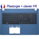 /!\Clavier FR + Plasturgie Bleue pour ACER Aspire A315-31 A315-31G A315-51 A315-51G Français Azerty