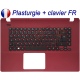 /!\Clavier FR + Plasturgie rouge pour Acer Aspire ES1-511 ES1-520 ES1-521 ES1-522 Original Français Azerty