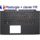 /!\Clavier FR + Plasturgie pour ACER Aspire V15 Nitro VN7-592 VN7-592G Original Français Azerty