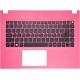 /!\Clavier + Plasturgie rose pour ACER Aspire - 6B.MXMN2.012 - Original Belge Azerty