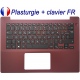 /!\Clavier FR + Plasturgie pour DELL Inspiron 14 - 5480 5485 5488 - Rétro-éclairé - Original Français Azerty