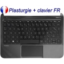 /!\Clavier FR + Plasturgie pour HP Pavilion 10 TouchSmart 10-e - Original Français Azerty