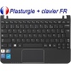 /!\Clavier FR + Plasturgie Noire pour Samsung NC110 - Original Français Azerty
