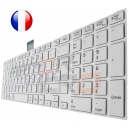 /!\Clavier FR pour TOSHIBA Satellite (Pro) C70-B C70D-B - Blanc - Français Azerty