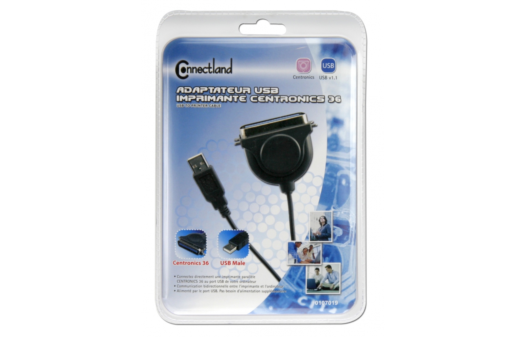 Câble USB Vers Imprimante Parallèle Centronics 36 - Achat/Vente DACOMEX