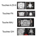 Touche pour Clavier LENOVO - 01YP491 SN20P33041 CM85 V170820CK1 FR PK131664A19