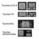 Touche pour Clavier HP - 806500-051 MP-13J73F0J920 AEY0DF00010 102-13J73LHG02