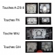 Touche pour Clavier LENOVO - SN20R66016 PK131BR1A16 SG-97140-2FA Jazz-NBL FR SN13812
