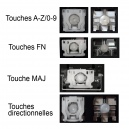 Touche pour Clavier HP - 931688-051 AEG3BF00110 G3B SG-88000-XFA SN6168BL