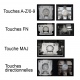 Touche pour Clavier HP - 931688-051 AEG3BF00110 G3B SG-88000-XFA SN6168BL