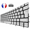 Clavier Blanc pour DELL XPS 13 9370 / 9380 - R&eacute;tro-&Eacute;clair&eacute; - Original Fran&ccedil;ais Azerty