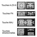 Touche pour Clavier LENOVO - SN20T09336 PP2SB-FR KT01-18C3BK01FRRA000