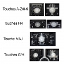 Touche pour Clavier HP - L11999-051 HPM17B76F0J9301 6037B0136105 HPM17B7