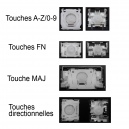 Touche pour Clavier ASUS - 0KNB0-6620FR00 0KN0-M32FR13 9Z.N8BBU.G0F