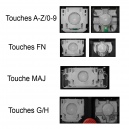 Touche pour Clavier LENOVO - SN20J91902 00UR366 PK1310A1B19 LIM14Q56F0JG621 TH BL-85F0 102-14Q56LHB02