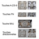 Touche pour Clavier HP - 921266-051 V162630FS1 FR 490.0CD07.0S0F
