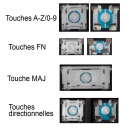 Touche pour Clavier LENOVO - SN20J78628 PK1310E1A18 NB-99-6385H-LB-00-FR