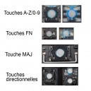 Touche pour Clavier HP - 593298-051 641511-051 AELX7F00010 SG-35620-2FA LX7