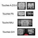 Touche pour Clavier LENOVO - 01EP073 SN20L82661 CS13XBL SG-85910-2FA SN1361BL