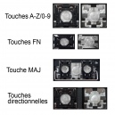 Touche pour Clavier LENOVO - 5N20H47028 PK131EQ1A18 NSK-BS0SN 9Z.NCMSN.00F NANO-French