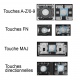 Touche pour Clavier Boulanger / Medion - MP-13A86F0-528 0KN0-CN1FR12