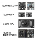 Touche pour Clavier HP - 656707-051 659500-051 AENM9F00110 NM9 V110346AK1 FR