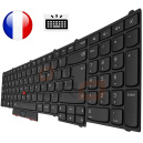/!\Clavier FR LENOVO - SN20M25743 01HW252 NSK-Z92ST 0F 9Z.NCEST.20F PK131312A19 - Original Fran&ccedil;ais Azerty