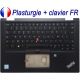 Plasturgie + Clavier FR pour Lenovo ThinkPad Yoga X390 20NN 20NQ - Original Français Azerty