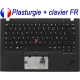 Plasturgie + Clavier FR pour LENOVO - 01YR576 01YR540 - Original Français Azerty