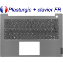 Plasturgie + Clavier FR pour LENOVO ThinkBook 14-IIL / 14-IML - 5CB0W44413 - Original Français Azerty