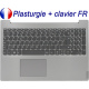 Plasturgie Argentée + Clavier FR pour LENOVO Ideapad L3-15 - 5CB0X55997 - Original Français Azerty