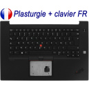 Plasturgie + Clavier FR pour LENOVO ThinkPad X1 Extreme Gen 3 Type 20TK 20TL - Fran&ccedil;ais Azerty