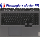 Plasturgie + Clavier FR pour LENOVO Legion 5 Pro 16ACH6H / 16ITH6H - Original Fran&ccedil;ais Azerty