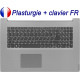 Plasturgie Grise + Clavier FR pour LENOVO Ideapad L340-17API / L340-17IWL - Original Français Azerty