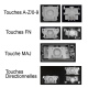 Touche pour Clavier DELL - 0WCKVN PK1313M4B13 SG-63310-2FA SN7232BL