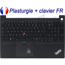 Plasturgie + Clavier FR pour Lenovo ThinkPad E15 Gen1 - Original Fran&ccedil;ais Azerty