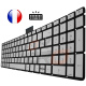 /!\Clavier FR pour HP Pavilion 15-cd / 15-cd000 - Argent - Original Français Azerty