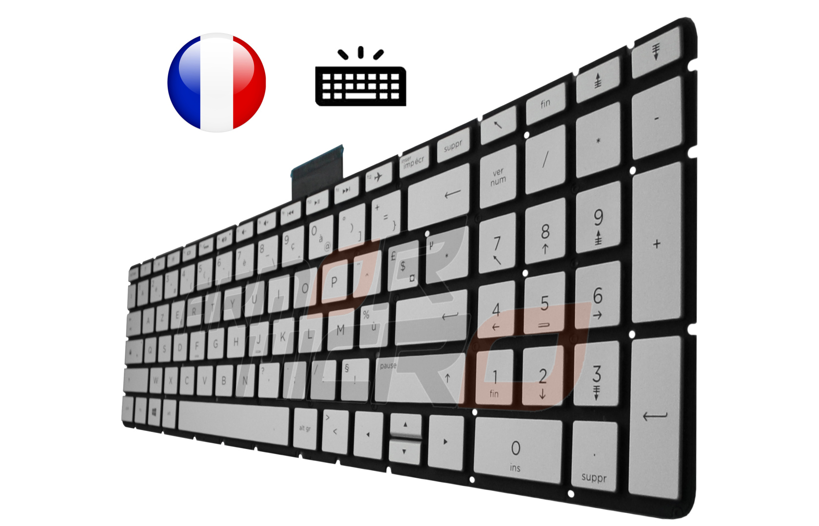 US Backlit Keyboard For HP Pavilion Power 15-CB Laptop – 926893-001, Black