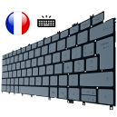 Clavier DELL XPS - 08HP05 PK133Q71A17 SG-B1600-2FA SN2122B - Original Fran&ccedil;ais Azerty