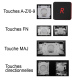 Touche pour Clavier ASUS - 0KNB0-6620FR00 0KN0-M32FR13 9Z.N8BBU.G0F
