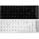 Sticker Autocollant Azerty pour Touches de Clavier d'Ordinateur Portable