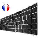 /!\Clavier ASUS U35F U35J U35JC - Noir Cadre Argent Original Fran&ccedil;ais Azerty