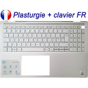 Plasturgie + Clavier FR pour DELL Inspiron 7501 - Original Fran&ccedil;ais Azerty