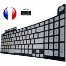 Clavier ASUS ROG Strix G712L G712LU G712LV G712LW G712LWS - Original Fran&ccedil;ais Azerty