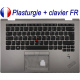 Plasturgie argentée + Clavier FR pour LENOVO ThinkPad X1 Yoga Gen3 - Original Français Azerty