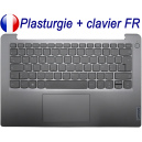 Plasturgie + Clavier FR pour LENOVO IdeaPad 3-14ABA7 / 3-14IAU7 - Original Fran&ccedil;ais Azerty